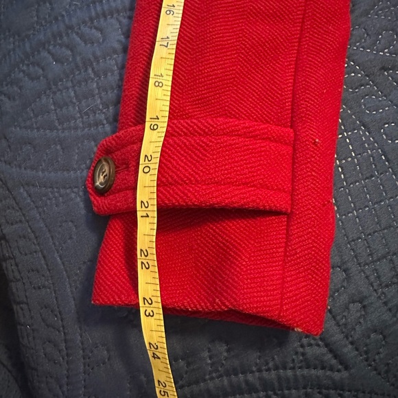 Red Talbots pea coat - Picture 10 of 13